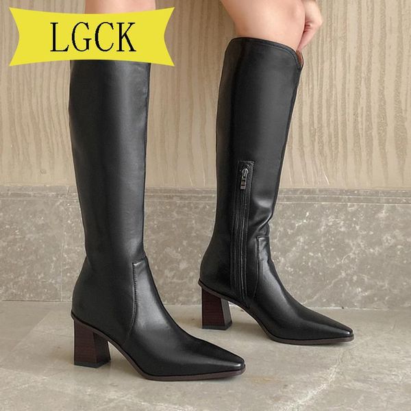 boots plus size 34-39 fashion winter leather high women square toe heels zipper basic shoes knee lady, Black
boots plus size 34-39 fashion winter leather high women square toe heels zipper basic shoes knee lady, Black