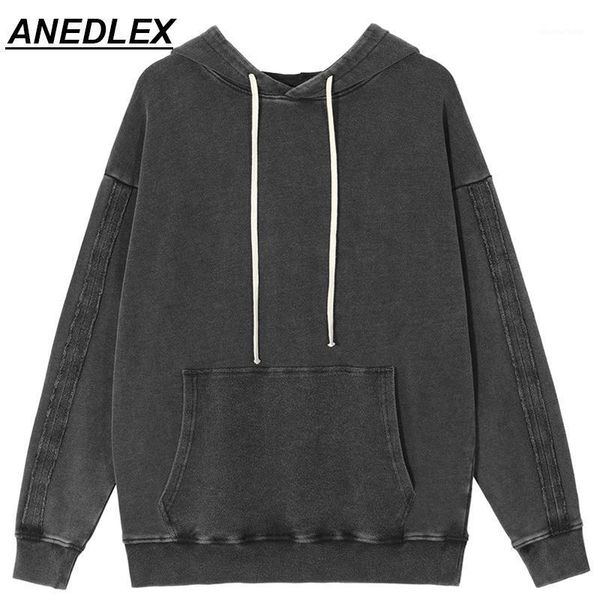 men's hoodies & sweatshirts high street casual hoodie sweatshirt men solid color retro pullover autumn 2021 streetwear harajuku hooded, Black
men's hoodies & sweatshirts high street casual hoodie sweatshirt men solid color retro pullover autumn 2021 streetwear harajuku hooded, Black