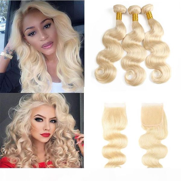 selling #613 honey blonde human hair 3 bundles lace closure brazilian virgin body wave human hair weave with 4x4 lace closure, Black;brown
selling #613 honey blonde human hair 3 bundles lace closure brazilian virgin body wave human hair weave with 4x4 lace closure, Black;brown