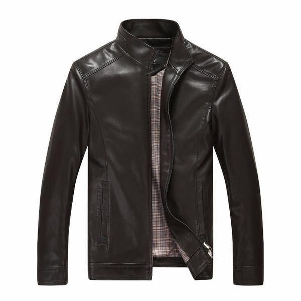 men's fur & faux leather jacket men clothing autumn winter coats mens outerwear business jackets chaqueta cuero hombre wlf072, Black
men's fur & faux leather jacket men clothing autumn winter coats mens outerwear business jackets chaqueta cuero hombre wlf072, Black