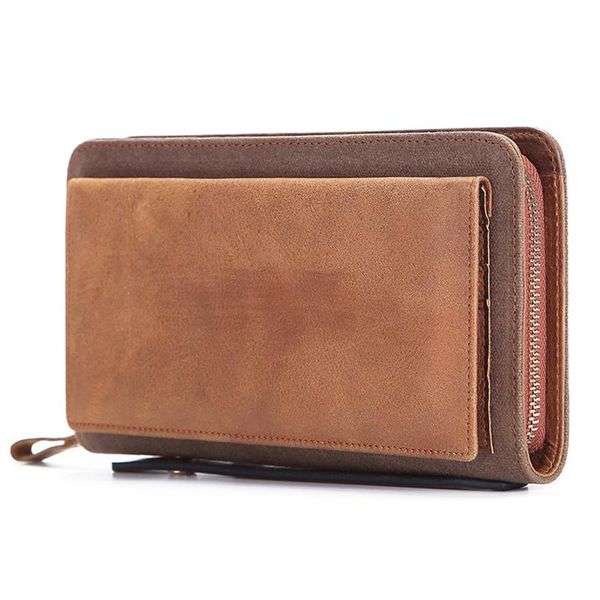 wallets men's clutch wallet business ol cowhide leather patchworked canvas mobile phone passport men purse coin card handbag, Red;black
wallets men's clutch wallet business ol cowhide leather patchworked canvas mobile phone passport men purse coin card handbag, Red;black