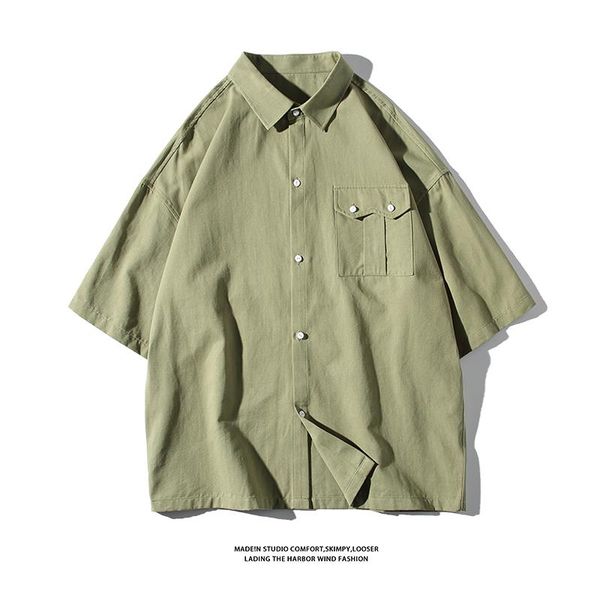 men's casual shirts mens shirt men 2021 spring plaid short sleeve harajuku blouse korean vintage for, White;black
men's casual shirts mens shirt men 2021 spring plaid short sleeve harajuku blouse korean vintage for, White;black