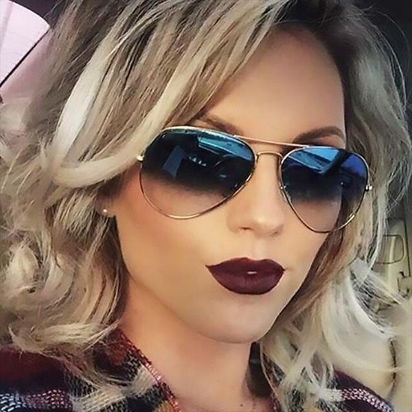 gold gradient sunglasses men original classic brand designer metal pilot sun glasses for women light blue eyewear vintage shades, White;black
gold gradient sunglasses men original classic brand designer metal pilot sun glasses for women light blue eyewear vintage shades, White;black