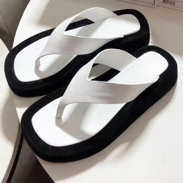 slippers thick bottom sandals women flat heel casual vacation beach shoes real leather flip flops outdoor zapatos mujer summer, Black
slippers thick bottom sandals women flat heel casual vacation beach shoes real leather flip flops outdoor zapatos mujer summer, Black