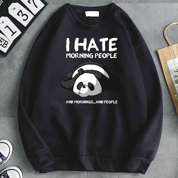 men's hoodie, i hate morning people printed cloth, loose sweatshirt pocket, round neck sportswear, sv, harajuku hip hop, Black
men's hoodie, i hate morning people printed cloth, loose sweatshirt pocket, round neck sportswear, sv, harajuku hip hop, Black