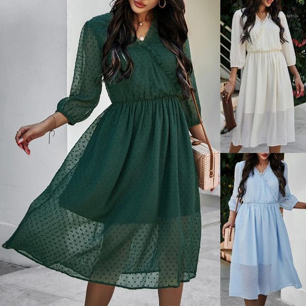 organza wrap dress spring autumn mesh long sleeve lace dresses for women 2021 fashion v neck ruffle midi vestidos d30 casual, Black;gray
organza wrap dress spring autumn mesh long sleeve lace dresses for women 2021 fashion v neck ruffle midi vestidos d30 casual, Black;gray