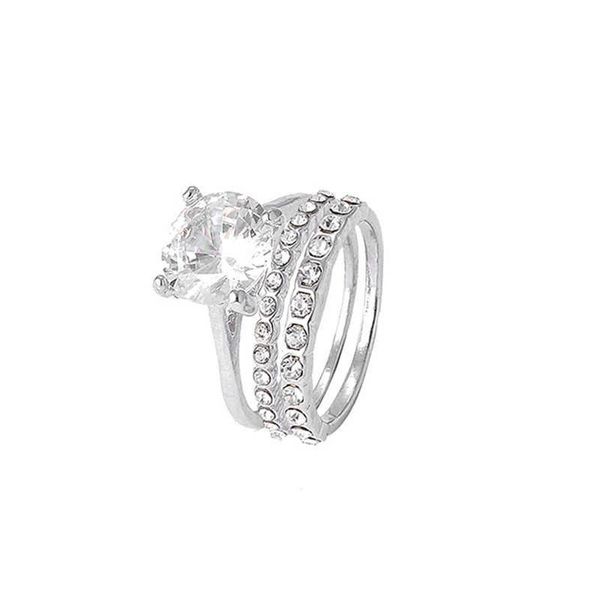 wedding rings women jewelry fashion exquisite ring dazzling white gift, Slivery;golden
wedding rings women jewelry fashion exquisite ring dazzling white gift, Slivery;golden