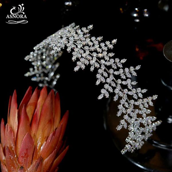 hair clips & barrettes luxury leaf shape bridal headband cubic zircon asnora crown wedding accessories a01080, Golden;silver
hair clips & barrettes luxury leaf shape bridal headband cubic zircon asnora crown wedding accessories a01080, Golden;silver