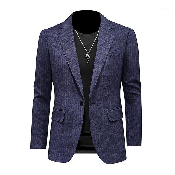 men's suits & blazers spring fashion brand stripe men casual suit pattern korean version blue male slim, White;black
men's suits & blazers spring fashion brand stripe men casual suit pattern korean version blue male slim, White;black