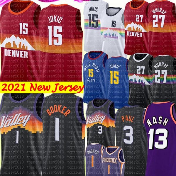 2021 nikola 15 new jokic jersey devin 1 booker jersey chris 3 paul jamal 27 murray basketball jerseys steve 13 nash, Black;red
2021 nikola 15 new jokic jersey devin 1 booker jersey chris 3 paul jamal 27 murray basketball jerseys steve 13 nash, Black;red