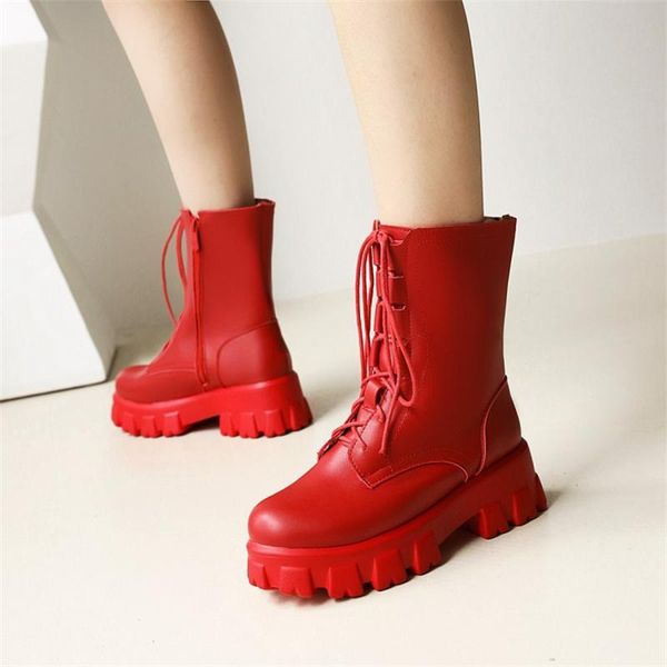 boots women soft leather platform shoes brand design ankle high heel booties female autumn winter warm shoe black red
boots women soft leather platform shoes brand design ankle high heel booties female autumn winter warm shoe black red