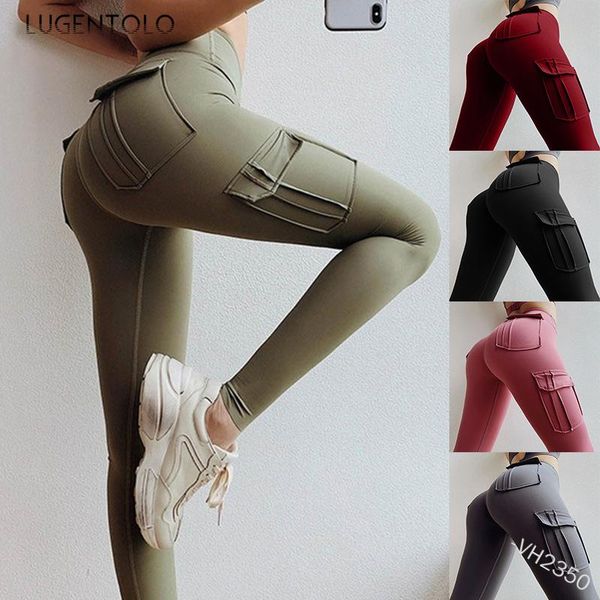 women's leggings lugentolo women fashion solid color tight skinny high waist pocket sports casual plus size 5xl, Black
women's leggings lugentolo women fashion solid color tight skinny high waist pocket sports casual plus size 5xl, Black