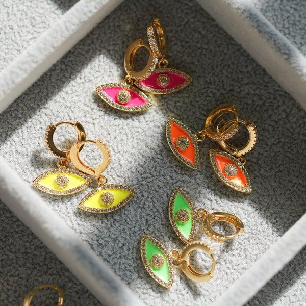 dangle & chandelier neon enamel lucky turkish evil eye charm gold color drop earring for women girl, Silver
dangle & chandelier neon enamel lucky turkish evil eye charm gold color drop earring for women girl, Silver