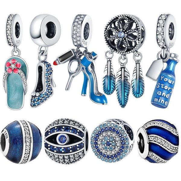 other blue style beaded diy pendant white copper fashion special-interest ornament for women charm bracelet jewelry making
other blue style beaded diy pendant white copper fashion special-interest ornament for women charm bracelet jewelry making