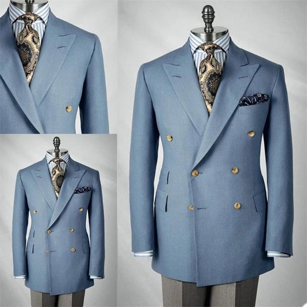 men's suits & blazers blue smart casual men double breasted jacket groom wear smoking blazer custom made traje hombre terno masculino s, White;black
men's suits & blazers blue smart casual men double breasted jacket groom wear smoking blazer custom made traje hombre terno masculino s, White;black