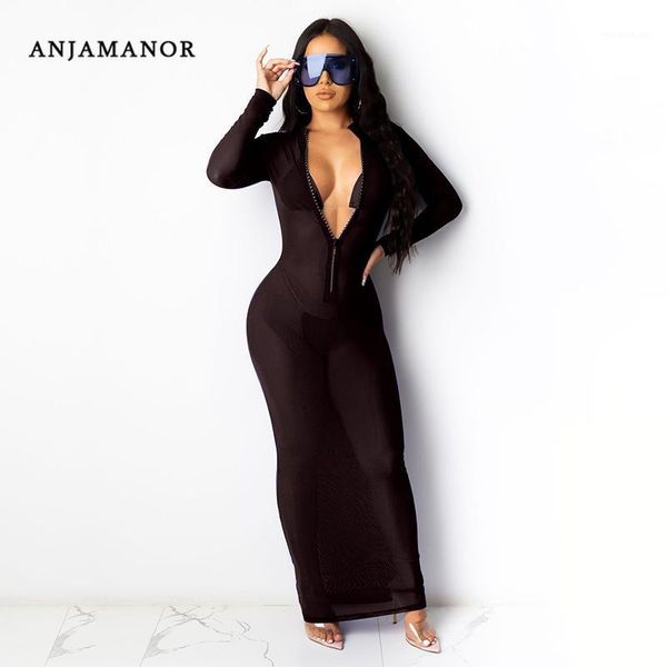 mesh dress womens fashion 2021 fall winter party club rhinestone zip long sleeve bodycon maxi dresses d35-ce19 casual, Black;gray
mesh dress womens fashion 2021 fall winter party club rhinestone zip long sleeve bodycon maxi dresses d35-ce19 casual, Black;gray