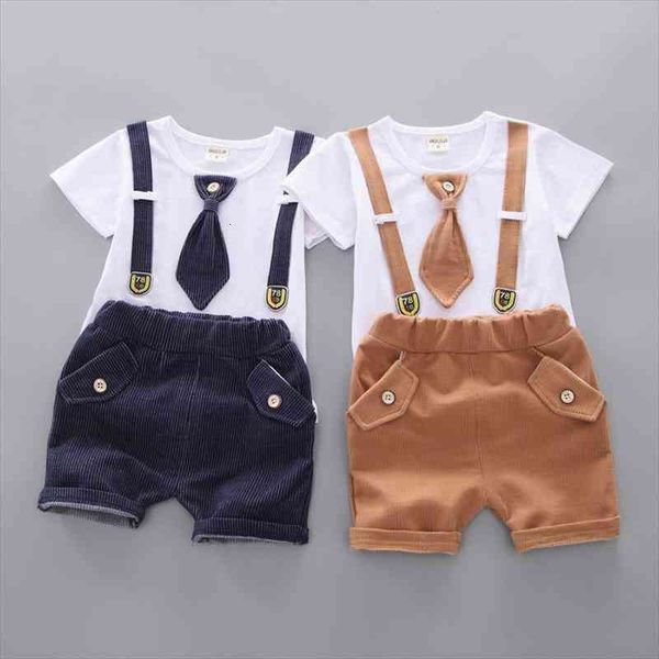 2pcs summer gentleman kids baby necktie short sleeve cotton t shirt shorts child boys outfits 0-4years, White
2pcs summer gentleman kids baby necktie short sleeve cotton t shirt shorts child boys outfits 0-4years, White