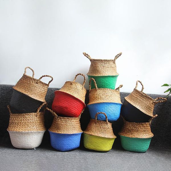 storage baskets 14 colors osier foldable handmade basket wicker rattan seagrass straw garden flower pot planter laundry home
storage baskets 14 colors osier foldable handmade basket wicker rattan seagrass straw garden flower pot planter laundry home