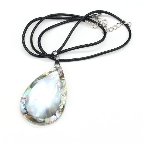 pendant necklaces natural shell necklace fashion drop shape temperament for charm jewelry gifts 35x55mm, Silver
pendant necklaces natural shell necklace fashion drop shape temperament for charm jewelry gifts 35x55mm, Silver