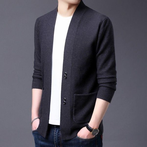 men's sweaters men 2021 spring autumn business casual knitted coats male solid color sweater jackets v-neck cardigan overcoats o159, White;black
men's sweaters men 2021 spring autumn business casual knitted coats male solid color sweater jackets v-neck cardigan overcoats o159, White;black