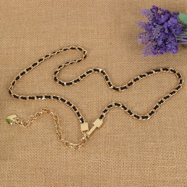 spring and summer fashion women's simple metal decorative waist chain dress accessories women's versatile thin belt, Black;brown
spring and summer fashion women's simple metal decorative waist chain dress accessories women's versatile thin belt, Black;brown