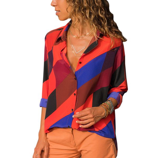 2021 new summer women blouses print long sleeve turn down collar blouse shirt striped tunic plus chemisier femme lg5z, Black
2021 new summer women blouses print long sleeve turn down collar blouse shirt striped tunic plus chemisier femme lg5z, Black