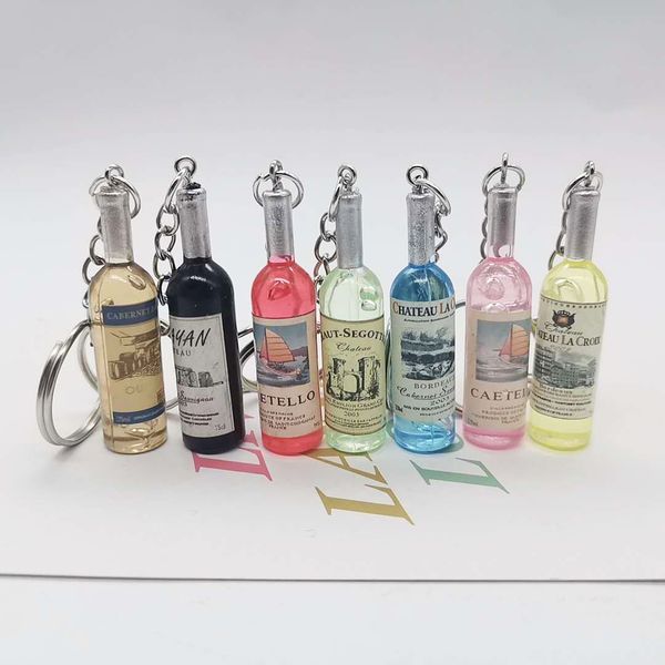 creative wine bottle key-ring jewelry parts simulation red wine key chain bag hanging decoration crafts gift wholesale, Red;brown
creative wine bottle key-ring jewelry parts simulation red wine key chain bag hanging decoration crafts gift wholesale, Red;brown
