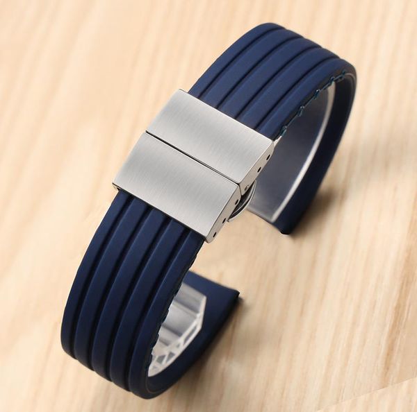 watch bands 18mm 20mm 22mm 24mm silicone strap folding butterfly buckle for samsung galaxy huawei rubber bracelet band, Black;brown
watch bands 18mm 20mm 22mm 24mm silicone strap folding butterfly buckle for samsung galaxy huawei rubber bracelet band, Black;brown