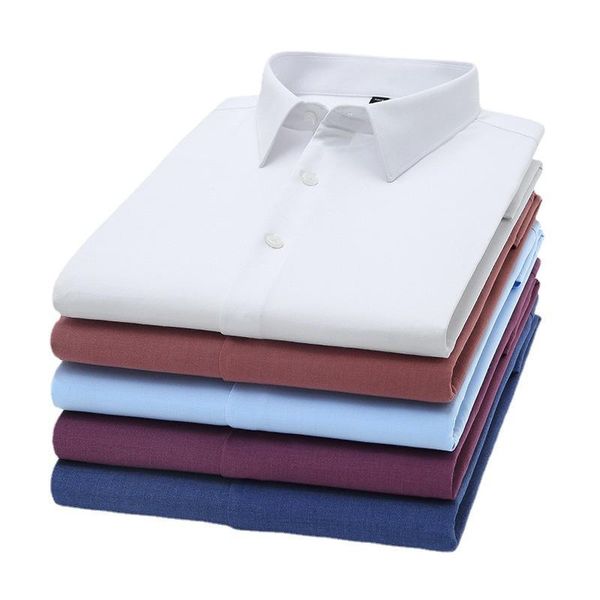 men's casual shirts long sleeve bamboo fiber korean fashion no iron young white collar, White;black
men's casual shirts long sleeve bamboo fiber korean fashion no iron young white collar, White;black