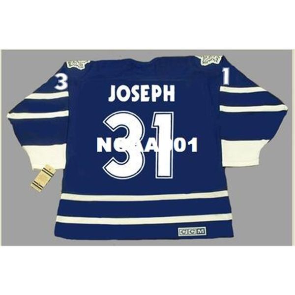 001s #31 curtis joseph toronto maple leafs 1998 ccm vintage retro hockey jersey or custom any name or number retro jersey, Black
001s #31 curtis joseph toronto maple leafs 1998 ccm vintage retro hockey jersey or custom any name or number retro jersey, Black