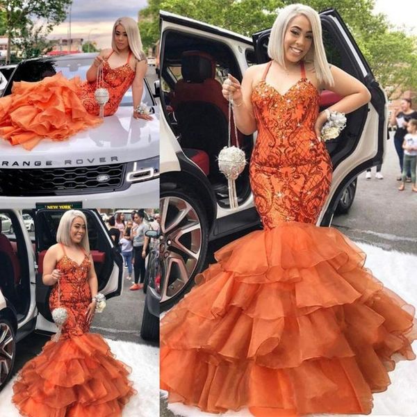party dresses mermaid prom spaghetti lace appliqued crystal tiered skirt evening dress sweep train formal gown, White;black
party dresses mermaid prom spaghetti lace appliqued crystal tiered skirt evening dress sweep train formal gown, White;black