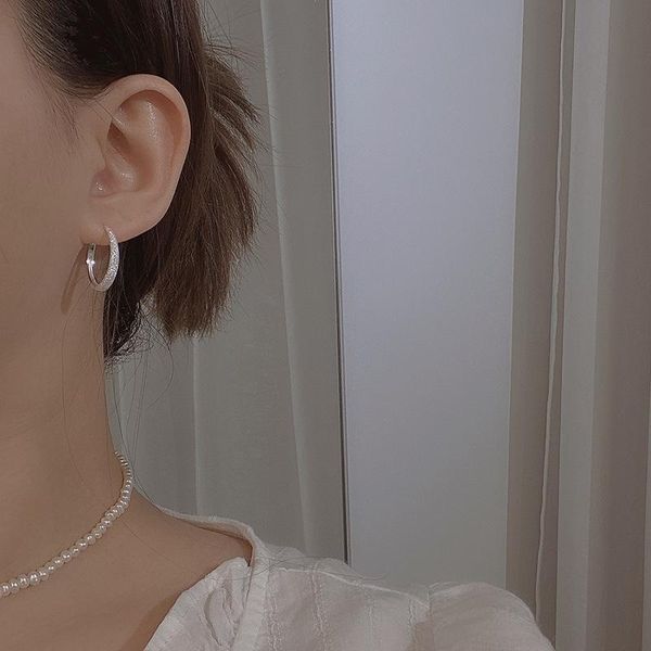 hoop & huggie lbyzhan 925 sterling silver sparkling round earrings for women simple geometric creative party jewelry, Golden;silver
hoop & huggie lbyzhan 925 sterling silver sparkling round earrings for women simple geometric creative party jewelry, Golden;silver