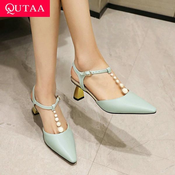 sandals qutaa 2021 t strap buckle square high heel slingback women shoes microfiber pointed toe summer female pumps size 34-43, Black
sandals qutaa 2021 t strap buckle square high heel slingback women shoes microfiber pointed toe summer female pumps size 34-43, Black
