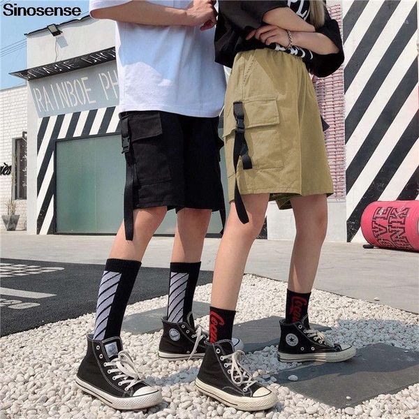 women high waist sports shorts biker solid black korean ins loose bf straight wide leg five-point cargo short pants women's, White;black
women high waist sports shorts biker solid black korean ins loose bf straight wide leg five-point cargo short pants women's, White;black