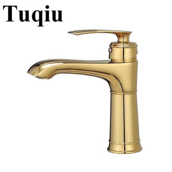 2021 new gold modern sink mixer tap brass wash basin faucet handle single hole & cold crane for bathroom sq6a 
2021 new gold modern sink mixer tap brass wash basin faucet handle single hole & cold crane for bathroom sq6a