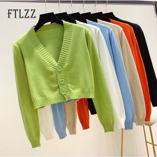 spring autumn knitted cardigan sweater short coat ladies long sleeve v neck korean black 210602, White
spring autumn knitted cardigan sweater short coat ladies long sleeve v neck korean black 210602, White