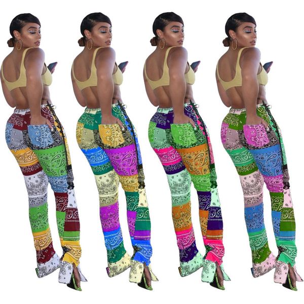 2021 new patchwork printting low waist slit women all-match trousers autumn fashion casual straight pants 20wc, Black;white
2021 new patchwork printting low waist slit women all-match trousers autumn fashion casual straight pants 20wc, Black;white