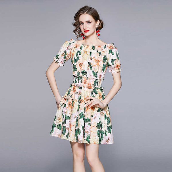 chic print shoulder strapless slash neck beach dress summer vestidos high waist ruffles a-line dresses 210529, Black;gray
chic print shoulder strapless slash neck beach dress summer vestidos high waist ruffles a-line dresses 210529, Black;gray