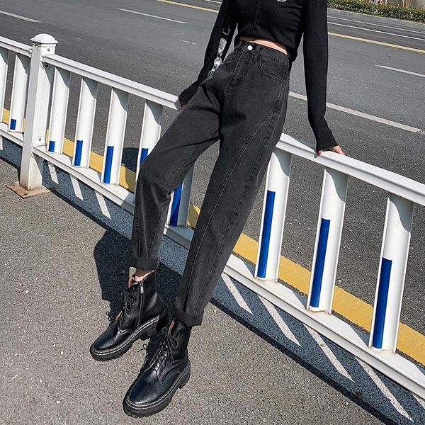make spot in the spring of 2021 harlan big yards loose new high waist jeans women fat mm thin turnip torre pants, Blue
make spot in the spring of 2021 harlan big yards loose new high waist jeans women fat mm thin turnip torre pants, Blue