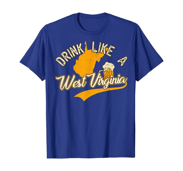 Vintage Drink Like A West Virginia Beer T-shirt, Mainly pictures 
Vintage Drink Like A West Virginia Beer T-shirt, Mainly pictures