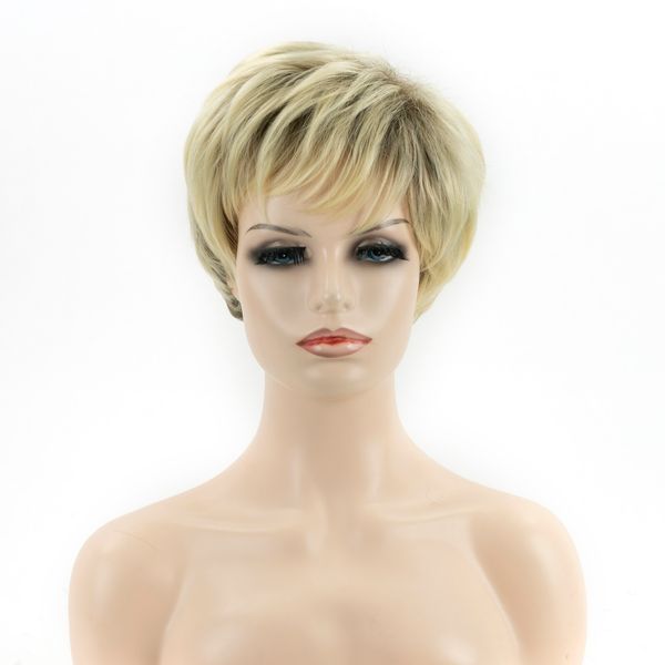 short blonde wigs for women pixie cut hairstyle synthetic hair wigs with bangs heat resistant party daily natural wig pelucas, Black
short blonde wigs for women pixie cut hairstyle synthetic hair wigs with bangs heat resistant party daily natural wig pelucas, Black