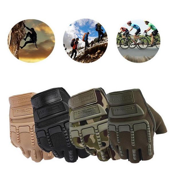 cycling gloves men's fingerless tactical anti-slip outdoor military mtb bike riding motorcycle driving bicycle, Black
cycling gloves men's fingerless tactical anti-slip outdoor military mtb bike riding motorcycle driving bicycle, Black