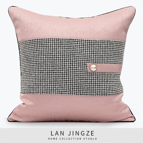 cushion/decorative pillow lan jingze pu leather pink cushion covers home decorative for living room plaid sofa pillows luxury throw pillowca
cushion/decorative pillow lan jingze pu leather pink cushion covers home decorative for living room plaid sofa pillows luxury throw pillowca