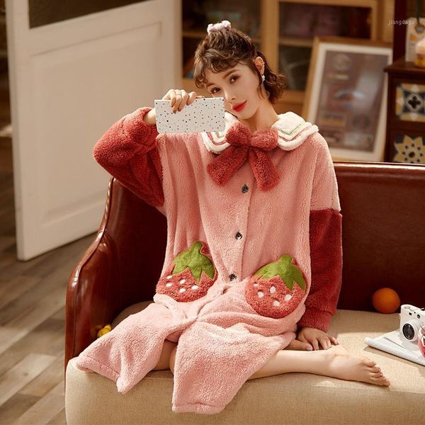 women sleepwear coral fleece pyjamas winter pajamas loose version intensification medium style plus size flannel nighty men's, Black;brown
women sleepwear coral fleece pyjamas winter pajamas loose version intensification medium style plus size flannel nighty men's, Black;brown