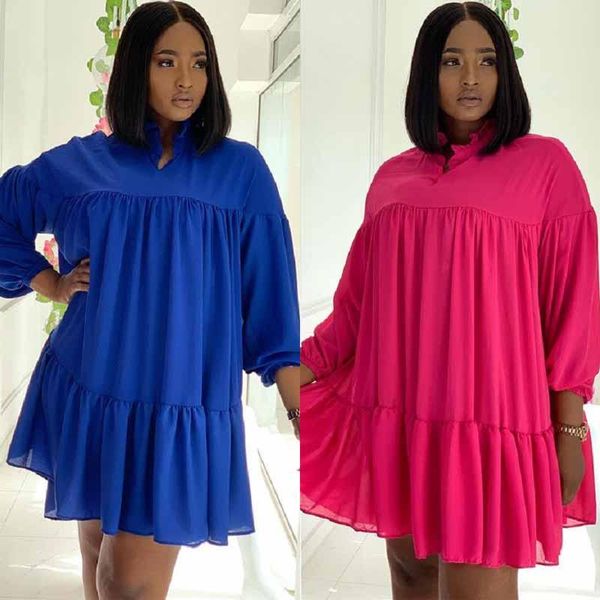 casual dresses women boho shirts 2021 summer long sleeve loose solid party vestodos plus size midi blouse shirt dress streetwear, Black;gray
casual dresses women boho shirts 2021 summer long sleeve loose solid party vestodos plus size midi blouse shirt dress streetwear, Black;gray