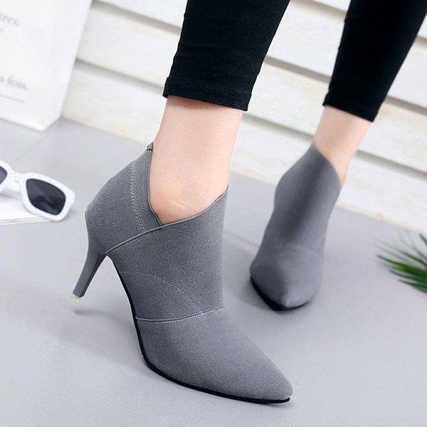 boots vogue nice pointed toe high heels women shoes basic autumn and winter casual fitted female single fashion outwear, Black
boots vogue nice pointed toe high heels women shoes basic autumn and winter casual fitted female single fashion outwear, Black