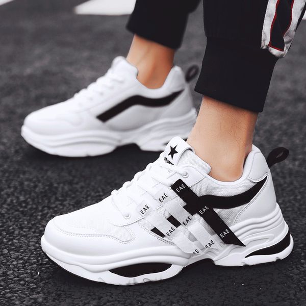 new lightweight mens casual shoes mesh breathable mens sports shoes comfortable and soft tide shoes sports mens, Black;white
new lightweight mens casual shoes mesh breathable mens sports shoes comfortable and soft tide shoes sports mens, Black;white