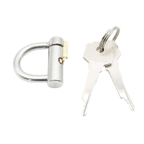 chastity lock accessories stainless steel d-ring pa lock male bondage ring keys cock cage device
chastity lock accessories stainless steel d-ring pa lock male bondage ring keys cock cage device
