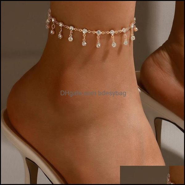 anklets jewelry bohemia summer gold color mti-layer clear crystal stone women ladies accessories drop delivery 2021 31dpi, Red;blue
anklets jewelry bohemia summer gold color mti-layer clear crystal stone women ladies accessories drop delivery 2021 31dpi, Red;blue