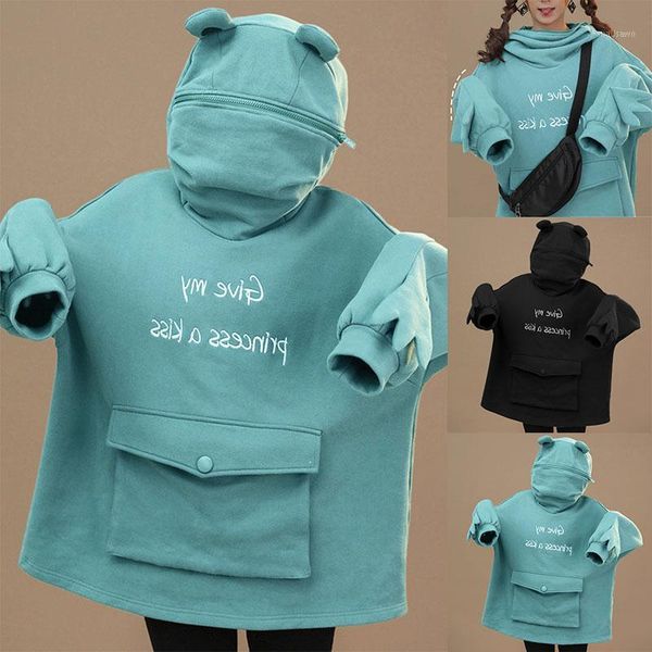 harajuku women lovely oversize pullover korean mid-length girls cute hoodies embroidery letters autumn loose sweatshirt women's &, Black
harajuku women lovely oversize pullover korean mid-length girls cute hoodies embroidery letters autumn loose sweatshirt women's &, Black